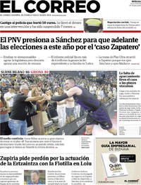Portada El Correo 2026-05-25