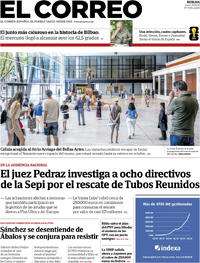Portada El Correo 2026-06-25
