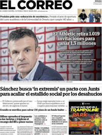 Portada El Correo 2026-09-25