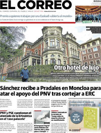 Portada El Correo 2026-01-26