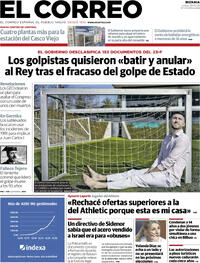 Portada El Correo 2026-02-26
