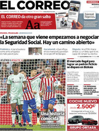 Portada El Correo 2026-04-26