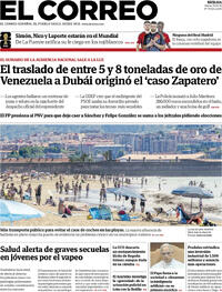Portada El Correo 2026-05-26
