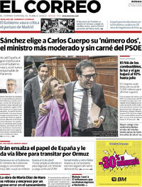 Portada El Correo 2026-03-27