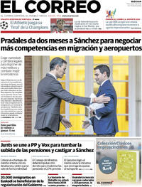 Portada El Correo 2026-01-28
