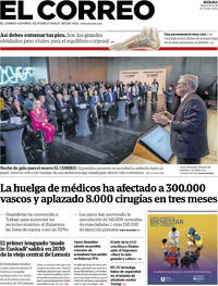 Portada El Correo 2026-04-28
