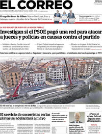 Portada El Correo 2026-05-28