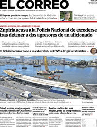 Portada El Correo 2026-07-29