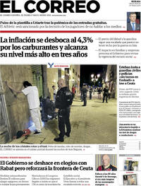 Portada El Correo 2026-08-29