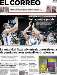Portada El Correo 2026-05-30
