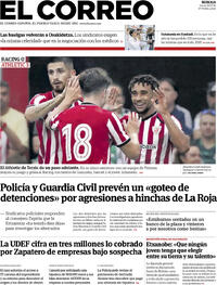 Portada El Correo 2026-07-30