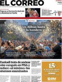 Portada El Correo 2026-08-30