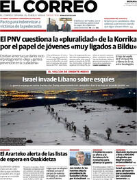 Portada El Correo 2026-03-31