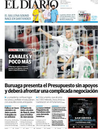 Portada El Diario Montañés 2025-11-01