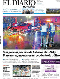 Portada El Diario Montañés 2025-12-01
