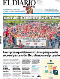 Portada periódico El Diario Montañés