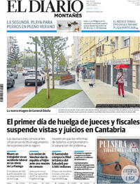 Portada periódico El Diario Montañés