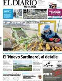 Portada El Diario Montañés 2025-11-02