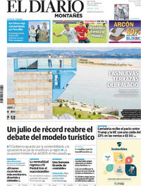 Portada El Diario Montañés 2025-08-03