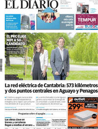 Portada periódico El Diario Montañés