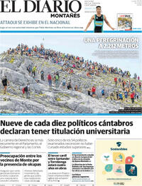 Portada El Diario Montañés 2025-08-04