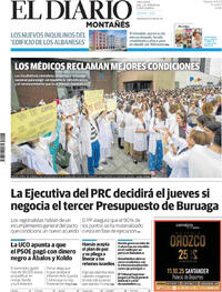 Portada El Diario Montañés 2025-10-04