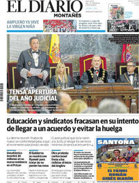 Portada El Diario Montañés 2025-09-06