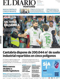 Portada El Diario Montañés 2025-10-06