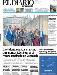 Portada El Diario Montañés 2025-11-06