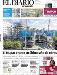 Portada El Diario Montañés 2025-09-07