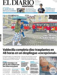 Portada periódico El Diario Montañés