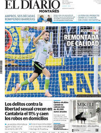 Portada El Diario Montañés 2025-12-08