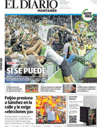 Portada El Diario Montañés 2025-06-09