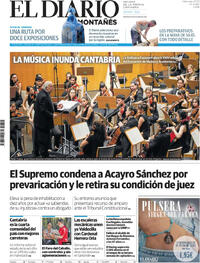 Portada periódico El Diario Montañés