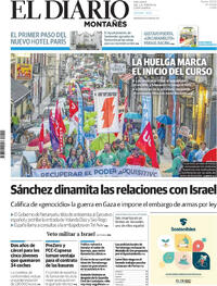 Portada El Diario Montañés 2025-09-09