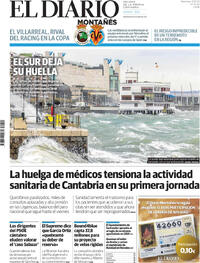 Portada El Diario Montañés 2025-12-10