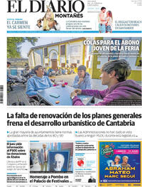 Portada El Diario Montañés 2025-07-11