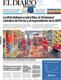 Portada El Diario Montañés 2025-12-11