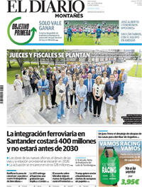 Portada El Diario Montañés 2025-06-12