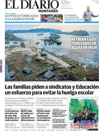 Portada El Diario Montañés 2025-08-12