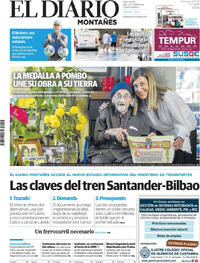 Portada El Diario Montañés 2025-10-12