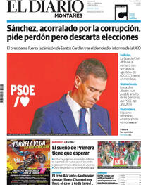 Portada El Diario Montañés 2025-06-13