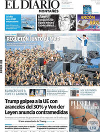 Portada El Diario Montañés 2025-07-13