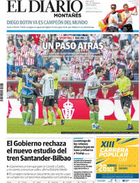 Portada El Diario Montañés 2025-10-13