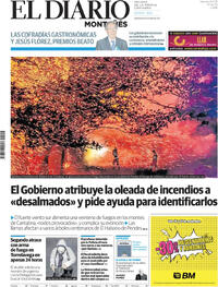 Portada El Diario Montañés 2025-11-14
