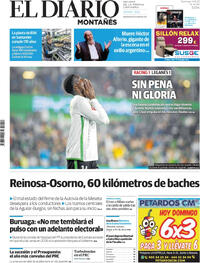 Portada El Diario Montañés 2025-12-14