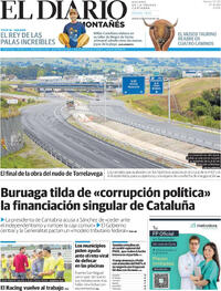 Portada El Diario Montañés 2025-07-15