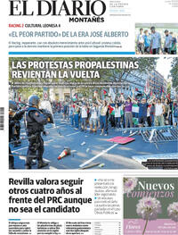 Portada El Diario Montañés 2025-09-15