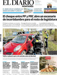 Portada El Diario Montañés 2025-12-16