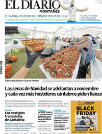 Portada El Diario Montañés 2025-11-17